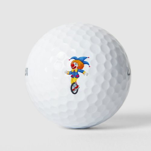 Happy Clown Golf Balls