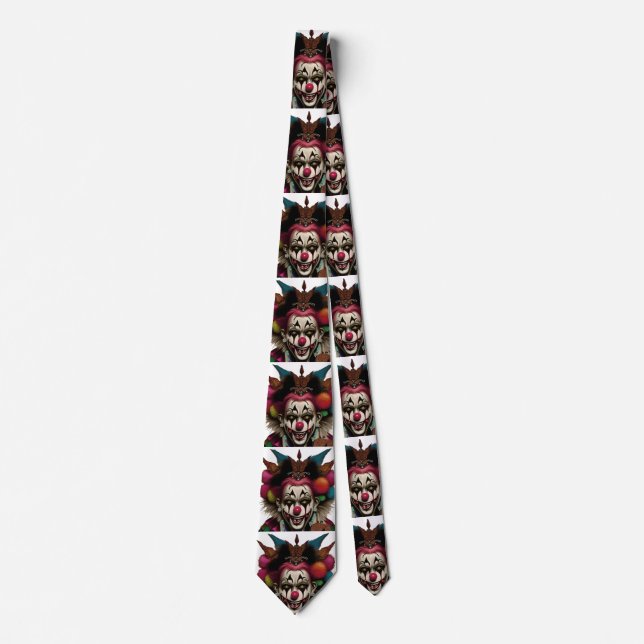 Happy clown neck tie (Front)