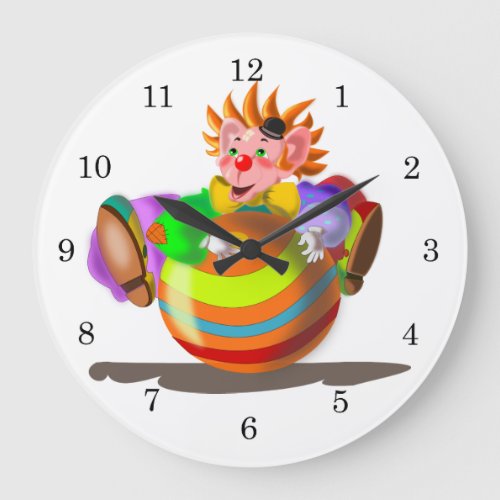 Happy Clown Wall Clock