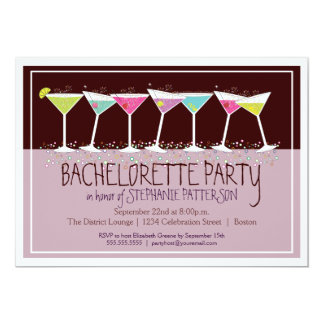 Martini Bachelorette Party Invitations 10