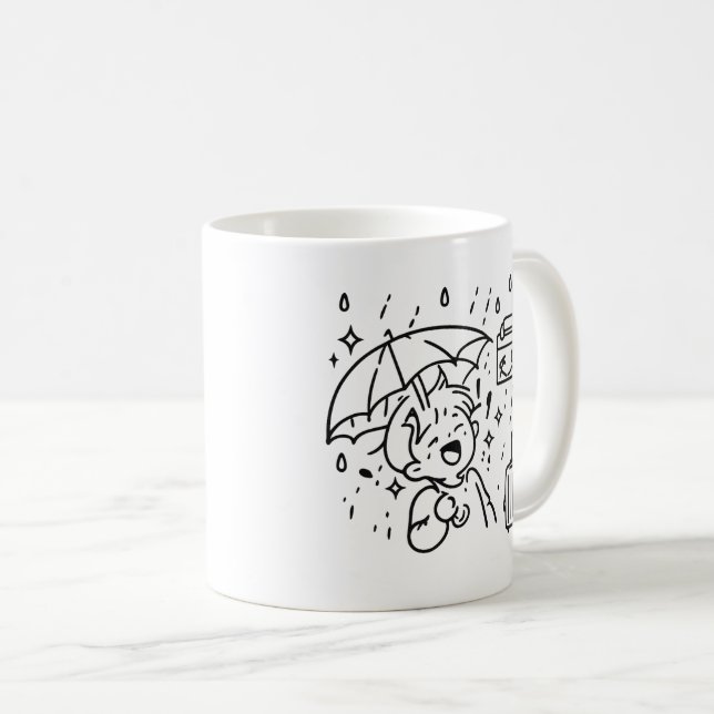 happy coffee mug (Front Right)
