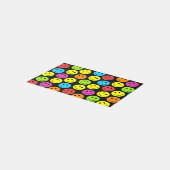 Happy Colorful Faces Rug (Angled)
