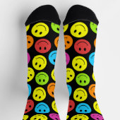 Happy Colorful Faces Socks (Top)