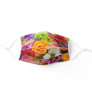 Happy Colorful Flowers Comfortable Women's Adult Cloth Face Mask