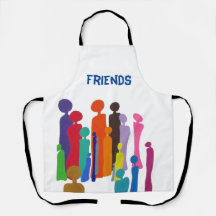 Happy Colorful People Apron
