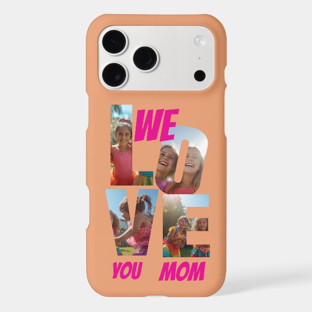 Happy Colorful Personalized Photo Art Case-Mate iPhone Case (Back)