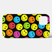 Happy Colorful Smiling Faces Pattern Case-Mate iPhone Case (Back (Horizontal))