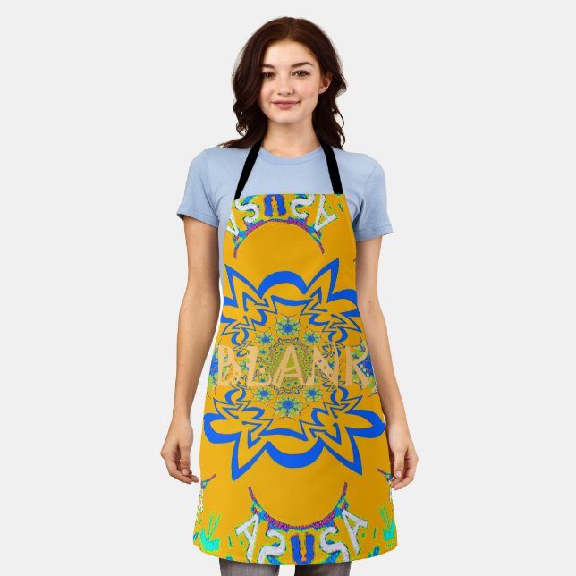 Happy Colors All-Over Print Apron (Worn)