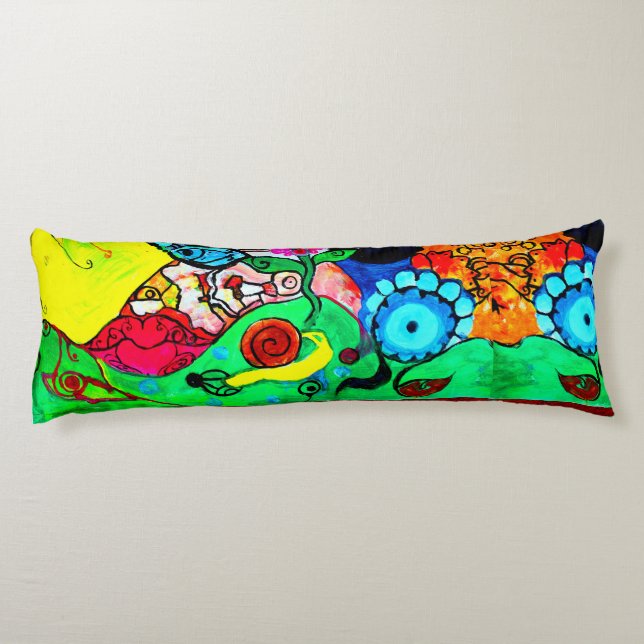 Happy colors body pillow (Back)