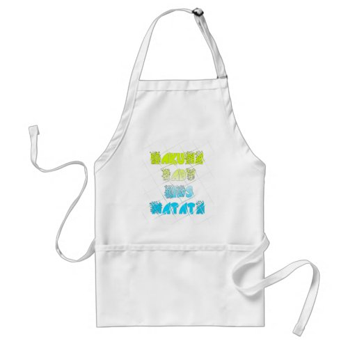 Happy Colors Hakuna Matata Hakunamatata Gift stars Adult Apron