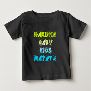 Happy Colors Hakuna Matata Hakunamatata Gift stars Baby T-Shirt