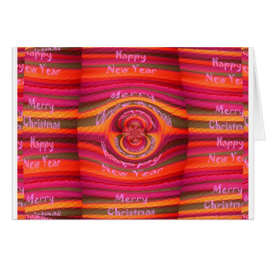 Happy Colors Merry Christmas Happy New Year  Desig (Front Horizontal)