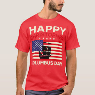 Happy Columbus Day Vintage T-Shirt
