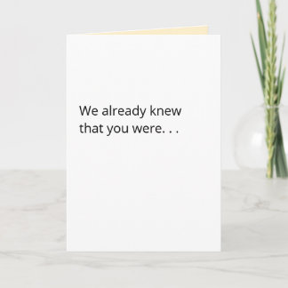 Happy coming out card for LBGTQ+ pride Congrats