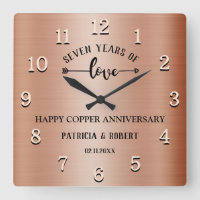Happy Copper Anniversary  7th Wedding Anniversary