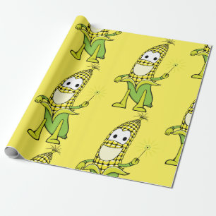 Happy Corn Wrapping Paper