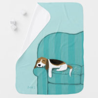 Happy Couch Beagle | Cute Sleeping Puppy Dog