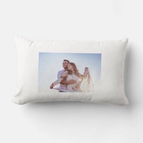 Happy Couple in Love Lumbar Pillow