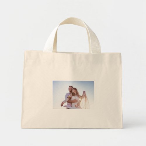 Happy Couple in Love Mini Tote Bag