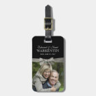 Happy Couple Photo Silver Ribbon Anniversary