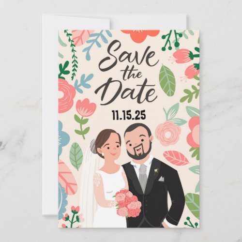 Happy Couple Save The Date