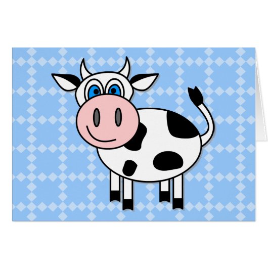 Happy Cow - Customizable! (Front Horizontal)