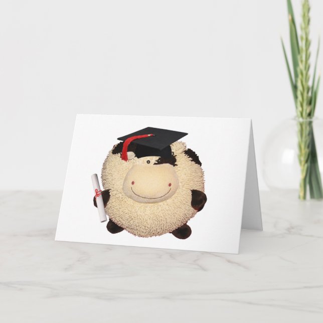 Happy Cow Degree Congratulation Card (Front)