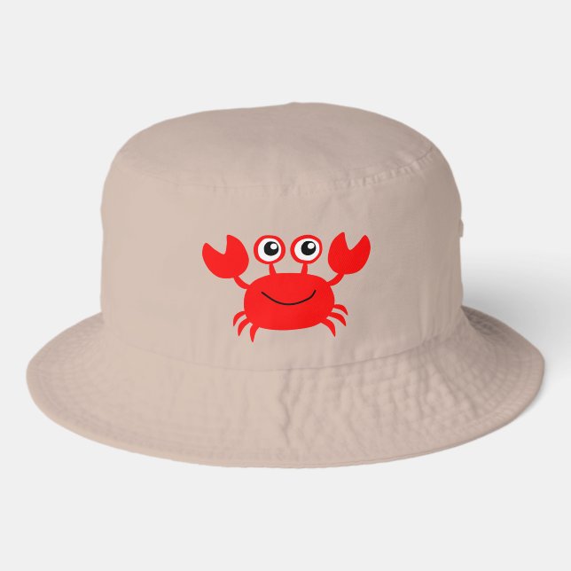 Happy Crab Bucket Hat (Front)