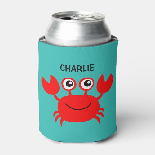 Happy Crab custom can cooler