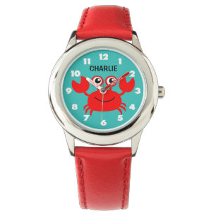 Happy Crab custom monogram watches