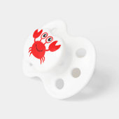 Happy Crab custom pacifiers (Front Right)