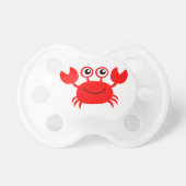 Happy Crab custom pacifiers (Front)