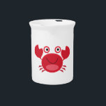 Happy Crab Pitcher<br><div class="desc">Use this happy crab for your ocean project.</div>