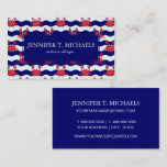 Happy Crabs Pattern Business Card
