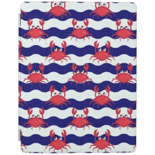 Happy Crabs Pattern iPad Smart Cover