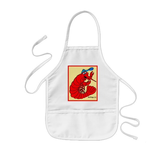 HAPPY CRAWFISH KIDS' APRON (Front)