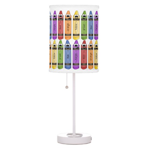 Happy Crayons Table Lamp