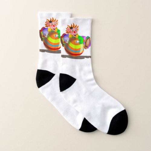 Happy Crazy Clown Socks