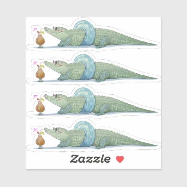 Happy Croc Stickers! Sticker (Sheet)