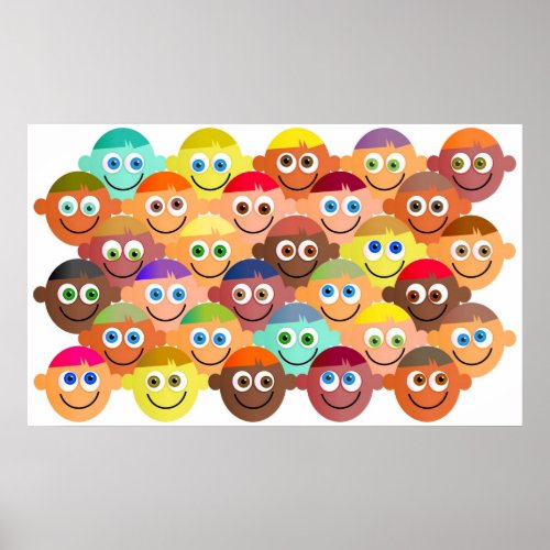 Happy Crowd Poster