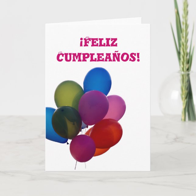 Happy Cumpleanos card (Front)