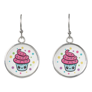 Happy Cupcake drop earrings