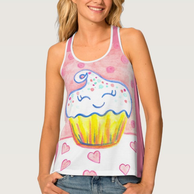Happy Cupcake Women's Top (Front)