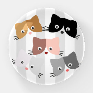 Happy Curious Kittens Paperweight