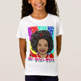 Happy Curls Digital Art Be-You-Tiful T-Shirt