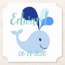 Happy Cute Blue Whale