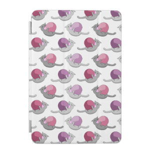 Happy Cute Cats Playing with Balls iPad Mini Cover