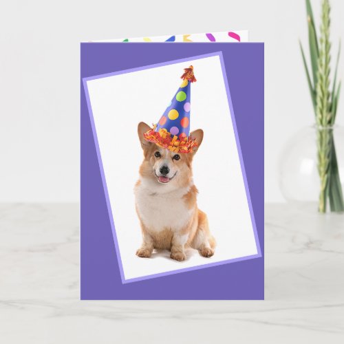 Happy Cute Corgi Birthday Card