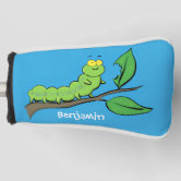 Cute funny green happy chameleon lizard cartoon golf head cover | Zazzle Cute funny green happy chameleon lizard cartoon golf head cover | Zazzle