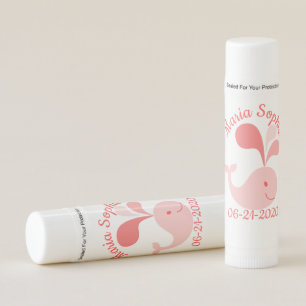 Happy Cute Pink Whale Lip Balm